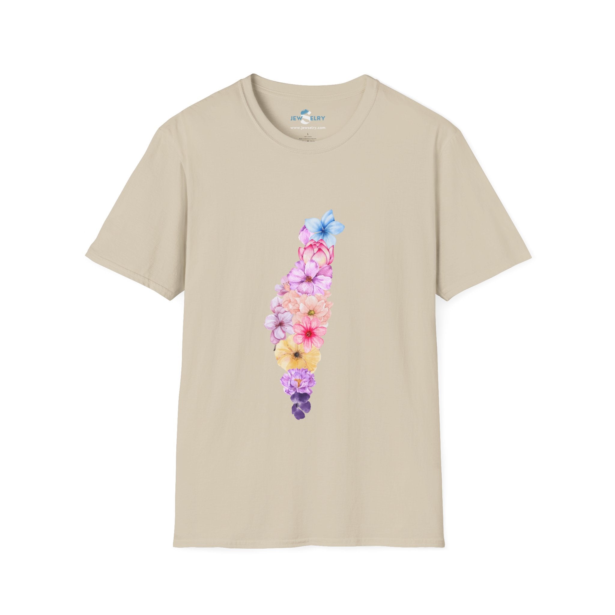 Israel Flowers Tshirt Unisex