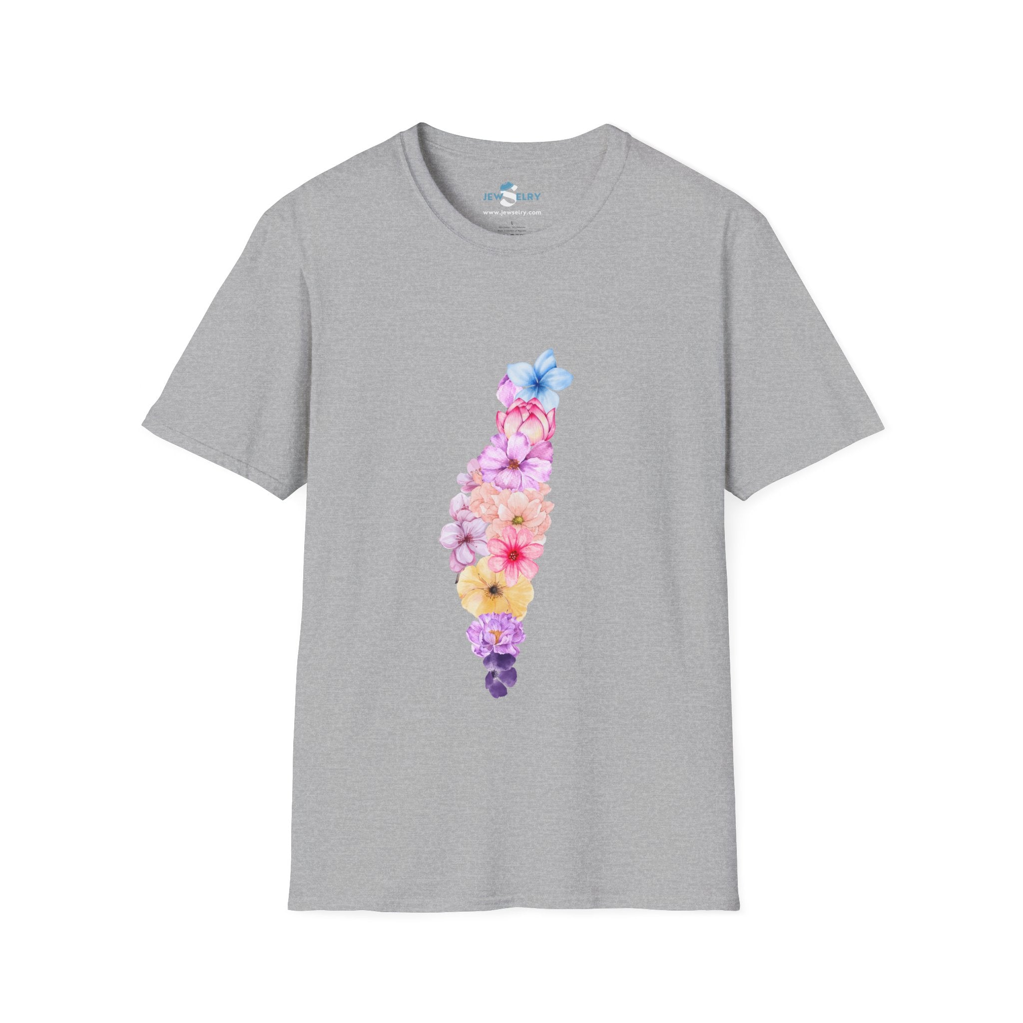 Israel Flowers Tshirt Unisex