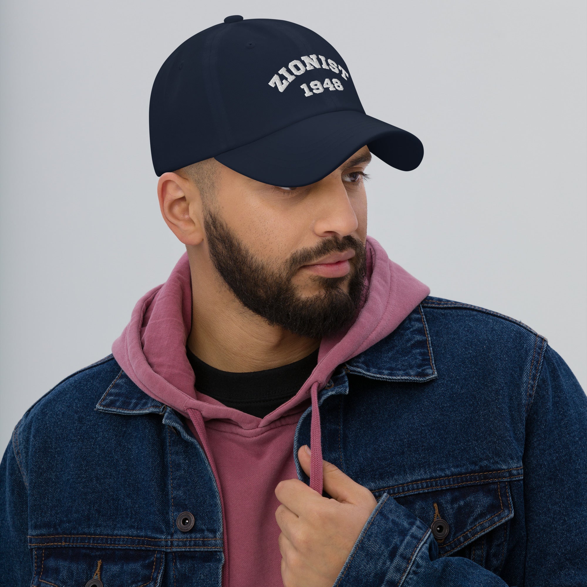 Zionist Embroidery Dad hat