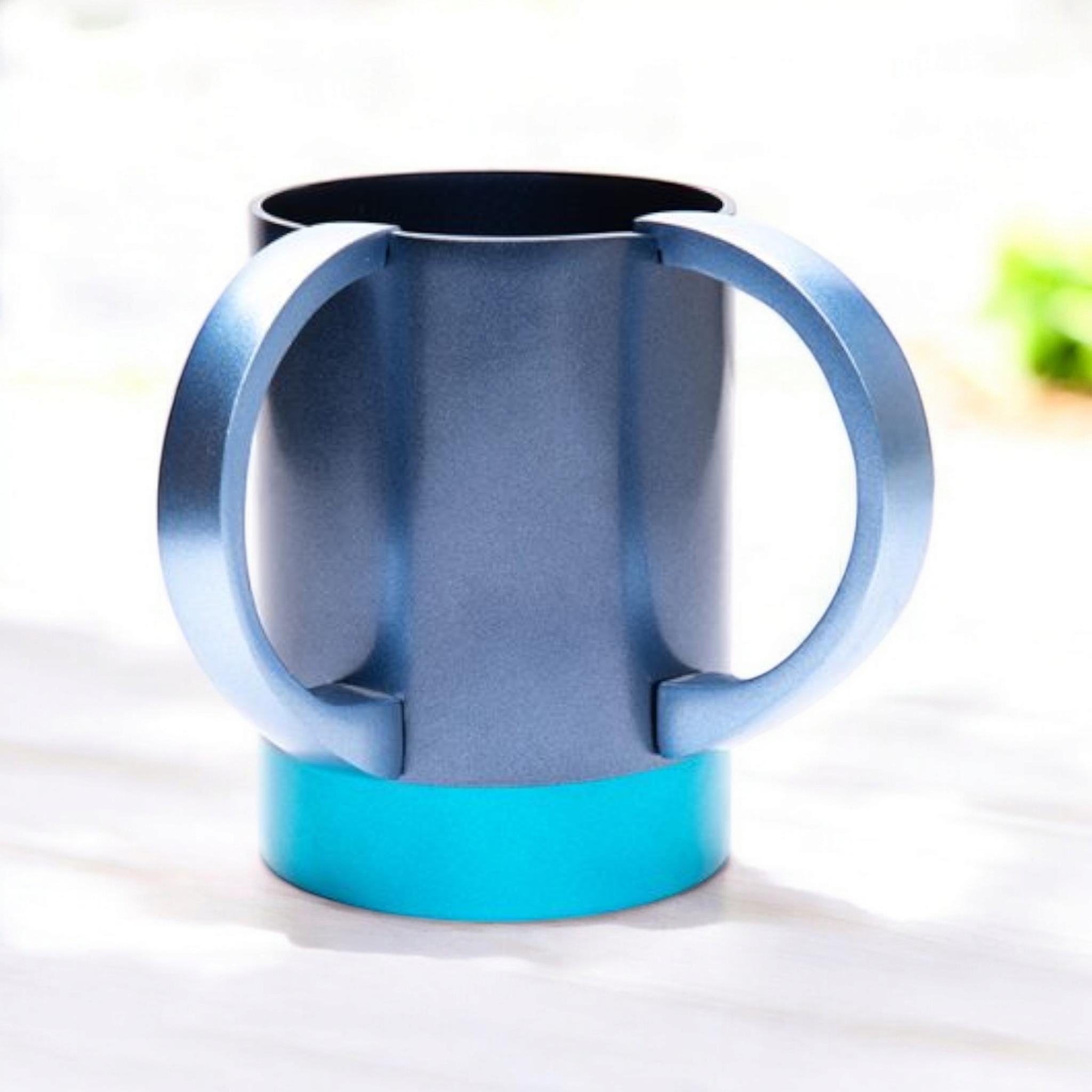 Hand Washing Cup Netilat Yadayim - Blue