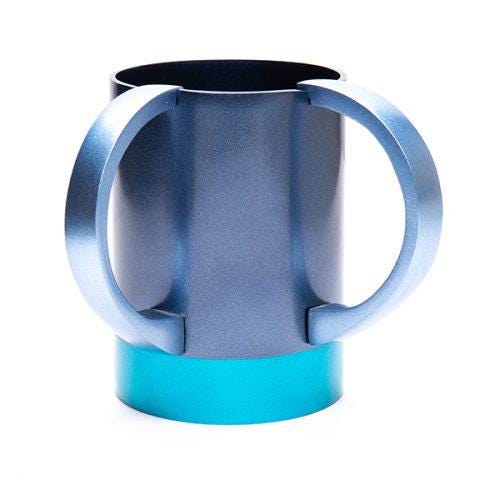 Hand Washing Cup Netilat Yadayim - Blue