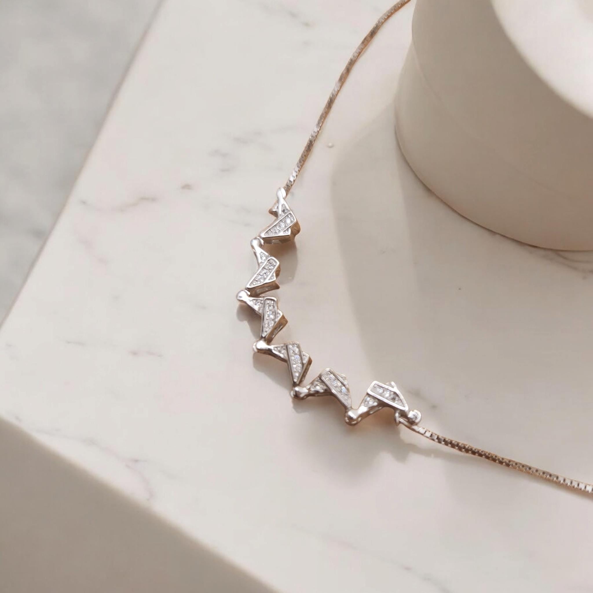 Butterfly Jewish Star Necklace