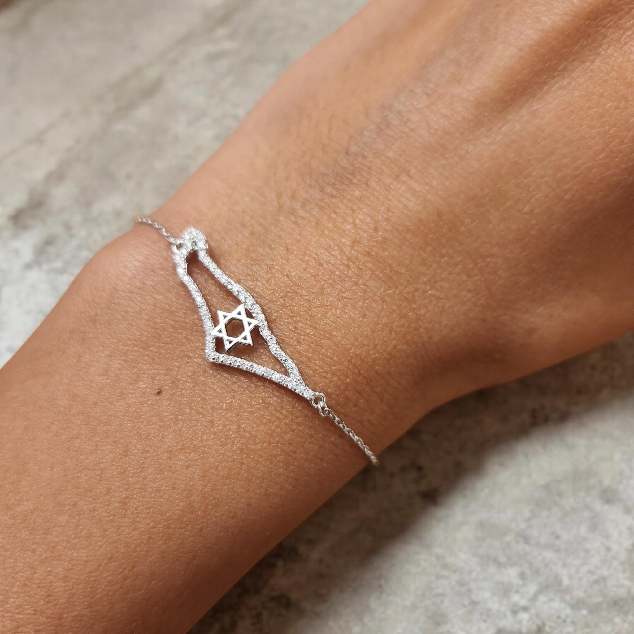 Israel Map Bracelet