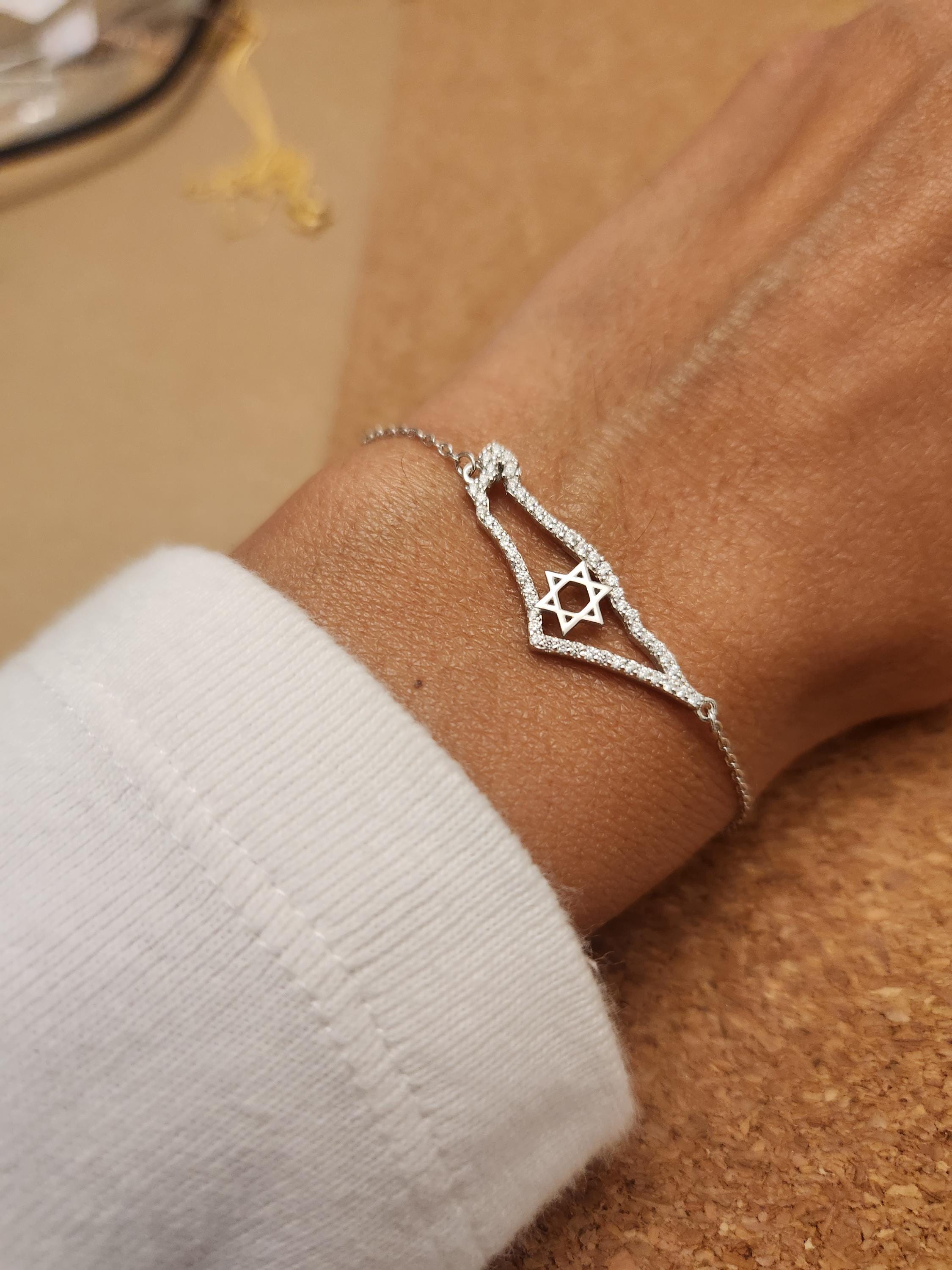 Israel Map Bracelet