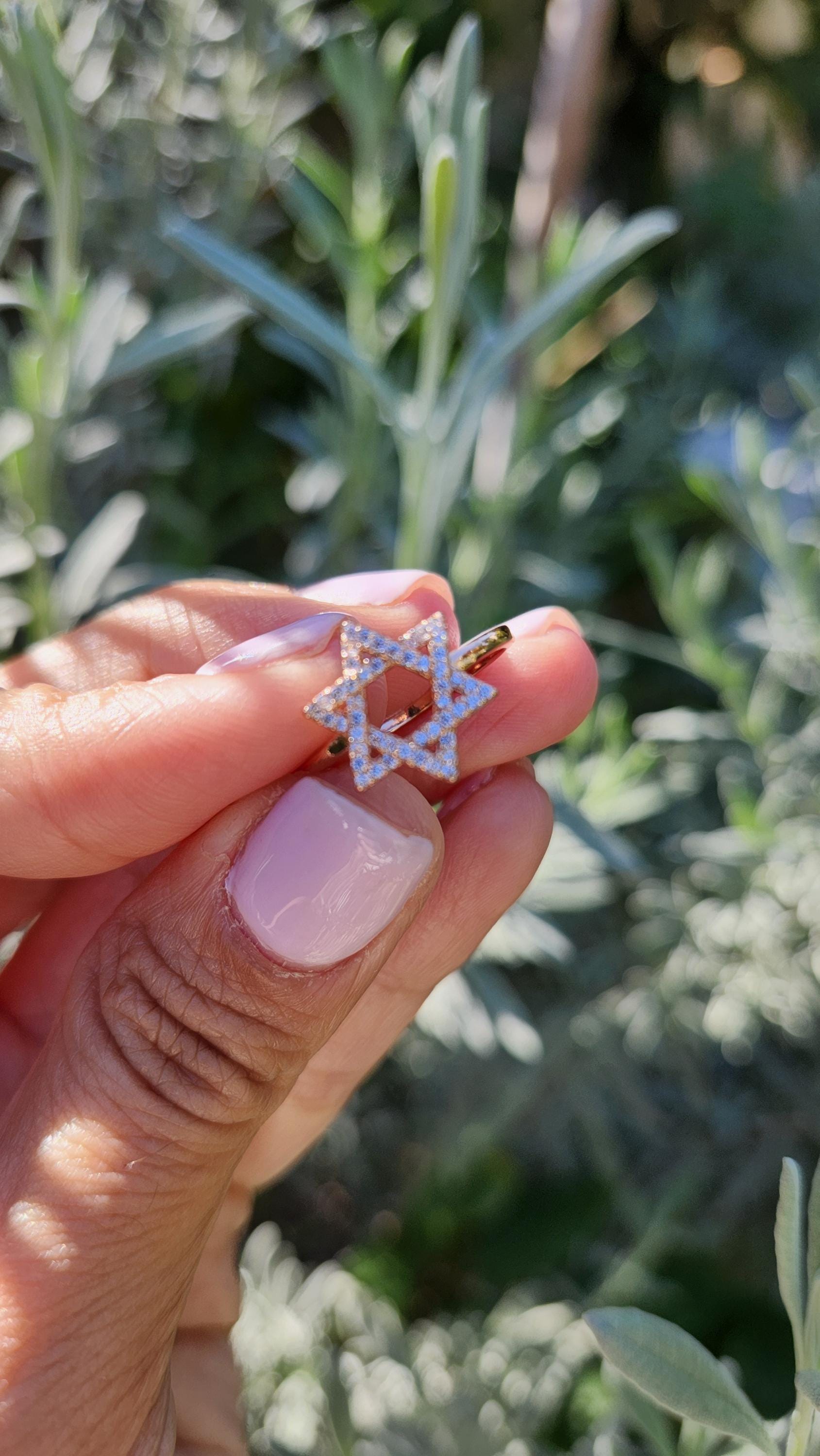 Star of David Ring Israel Ring 925 Sterling Silver Jewish Star Ring Judaica Gift Jewish Ring Judaica Jewelry Israel Jewelry Mogen David Ring