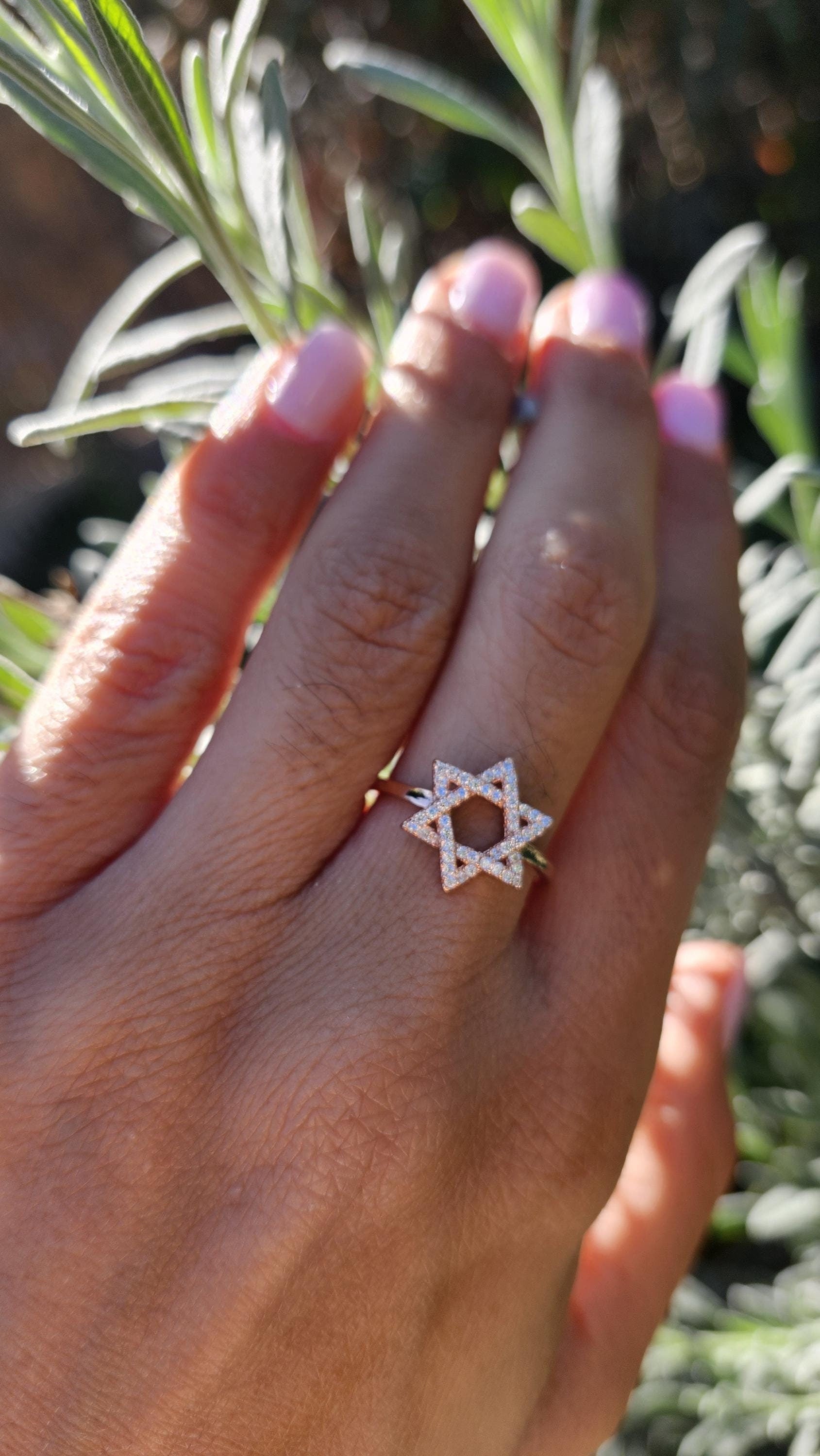 Star of David Ring Israel Ring 925 Sterling Silver Jewish Star Ring Judaica Gift Jewish Ring Judaica Jewelry Israel Jewelry Mogen David Ring