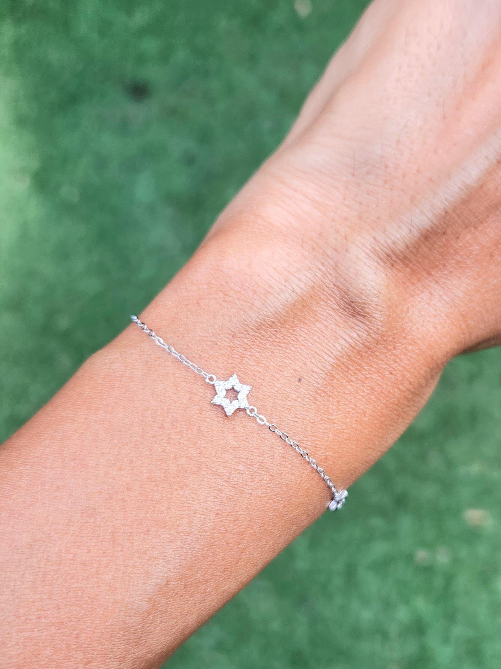 Magen David Bracelet 925 Sterling Silver Bracelet Judaica Gift Made is Israel I stand with Israel Jewelry Jewish Jewelry Judaica Bracelet