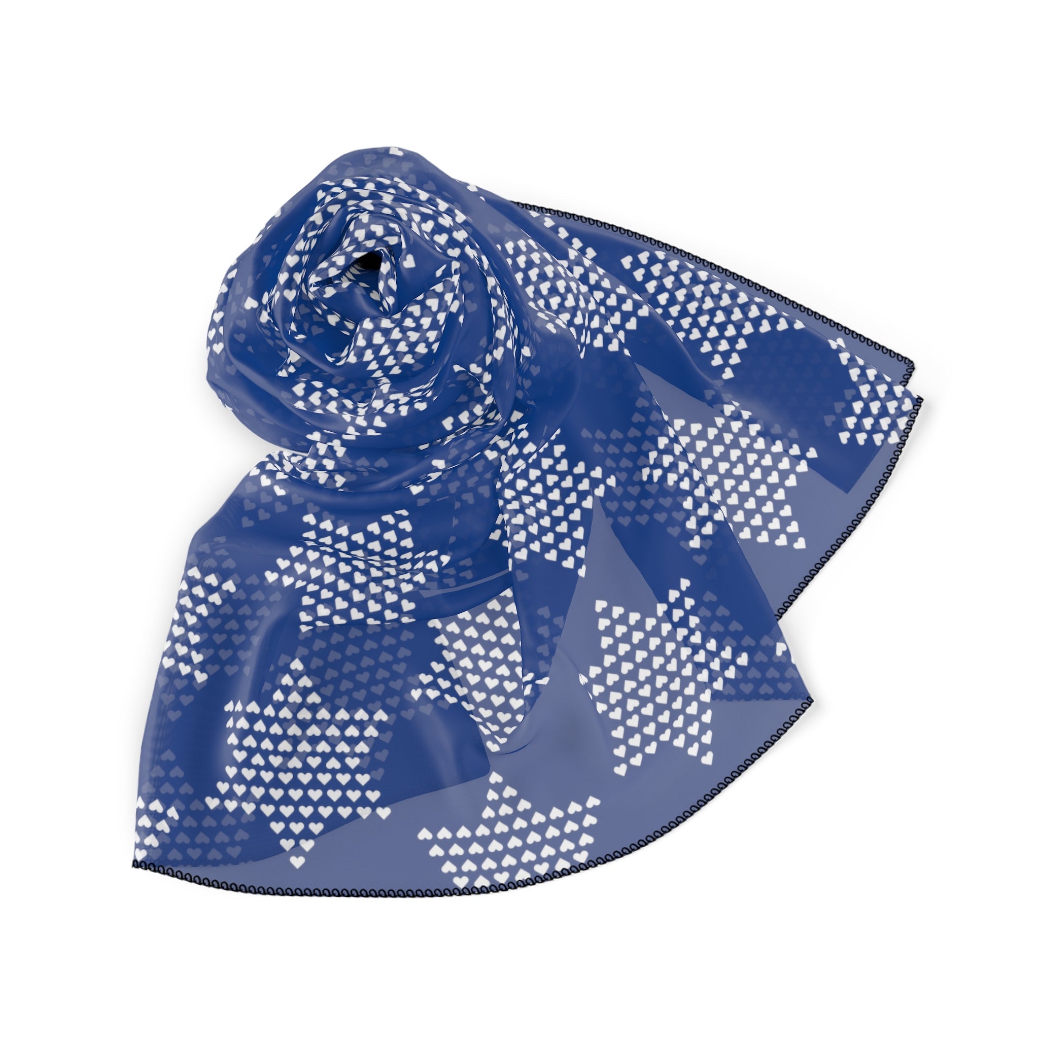 Hearts Star of David Poly Scarf - Jewselry